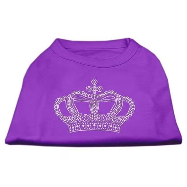 Rhinestone Crown Shirts Purple M - 12, Unconditional Love, Mfr#: UN751697